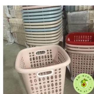  COMBO 5 Sọt nhựa vuông đựng rác Việt Nhật cỡ bé,to  5110   5115  giỏ nhựa đựng đồ quần áo tiện lợi VN 
