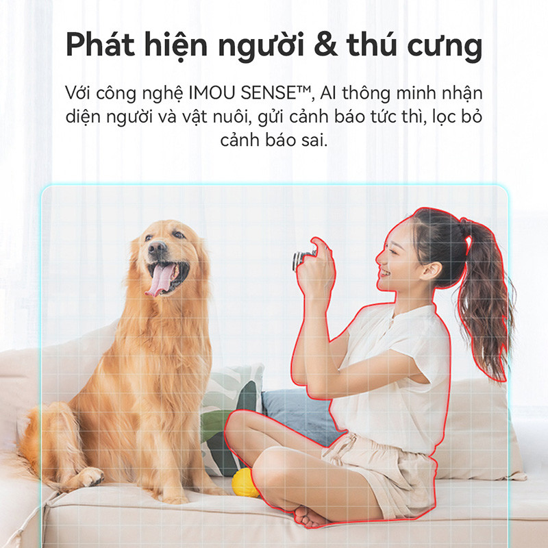 Imou Camera Wifi trong nhà Ranger 2 Pro 3MP I IPC-S2EP-3R1S I Wi-Fi 6 băng tần kép I  Phát hiện người & thú cưng | BigBuy360 - bigbuy360.vn