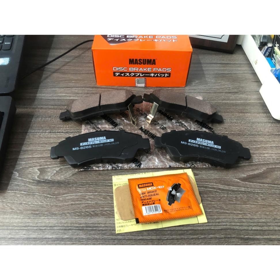 Honda Jazz Má Phanh Trước + Sau Bản 1.2 sản xuất 2002-2015. Bản 1.3 Sản xuất 2002-2013 ( MS-8265N+ M