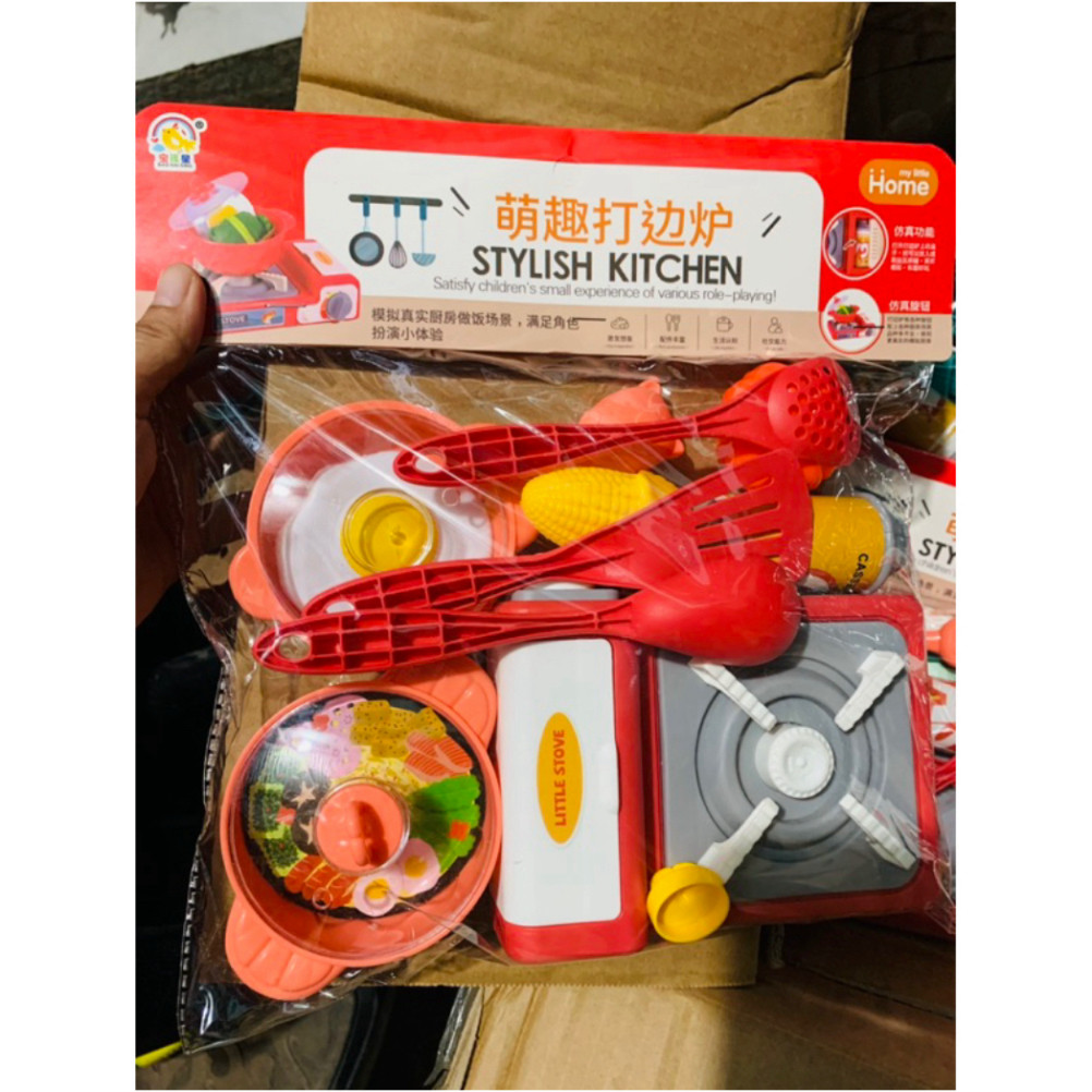 Bộ đồ chơi bếp ga nhà bếp cho bé 39k - Loại 1