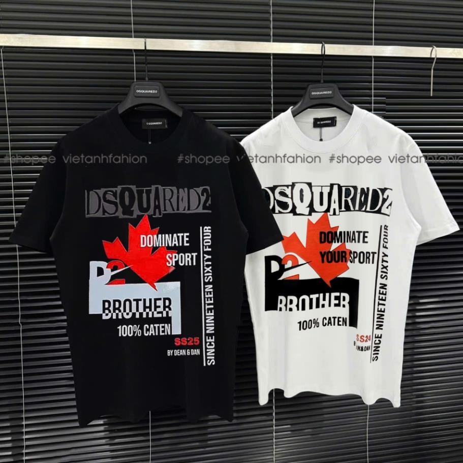 Áo phông Dsq Dominate nam nữ cộc  tay, áo thun Dsq Dominate hot trend boy phố AP