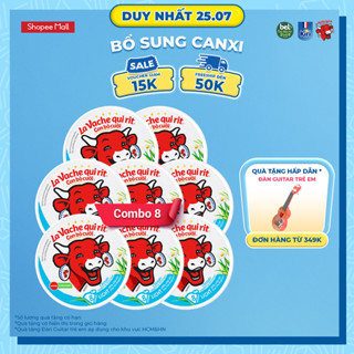 Combo 8 Phô Mai Con Bò Cười 8 miếng Light120g (ít béo)