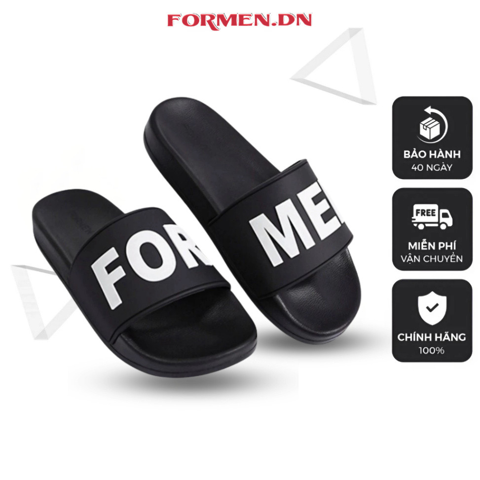` Dép quai ngang FM Strong style formen unisex sliper `