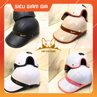  Nón Bảo Hiểm Lưỡi Trai Vespa Cao Cấp Viền Da Mũ Bảo Hiểm Kết Cá Tính Và Sang Trọng - Thỏ Trắng Shop - Kho MBH 