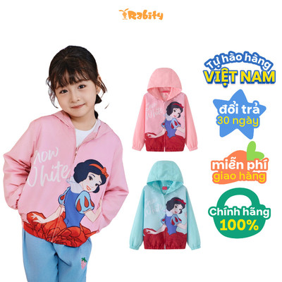  Áo khoác gió bé gái in hình Bạch Tuyết Rabity 522.002