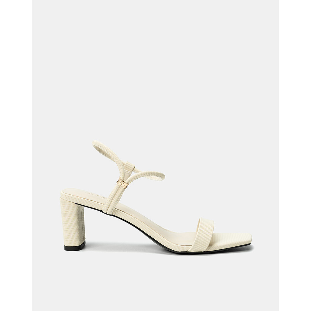 Giày Sandal Nữ 7cm Thời Trang JUNO Gót Cao Quai Ngang SD07104