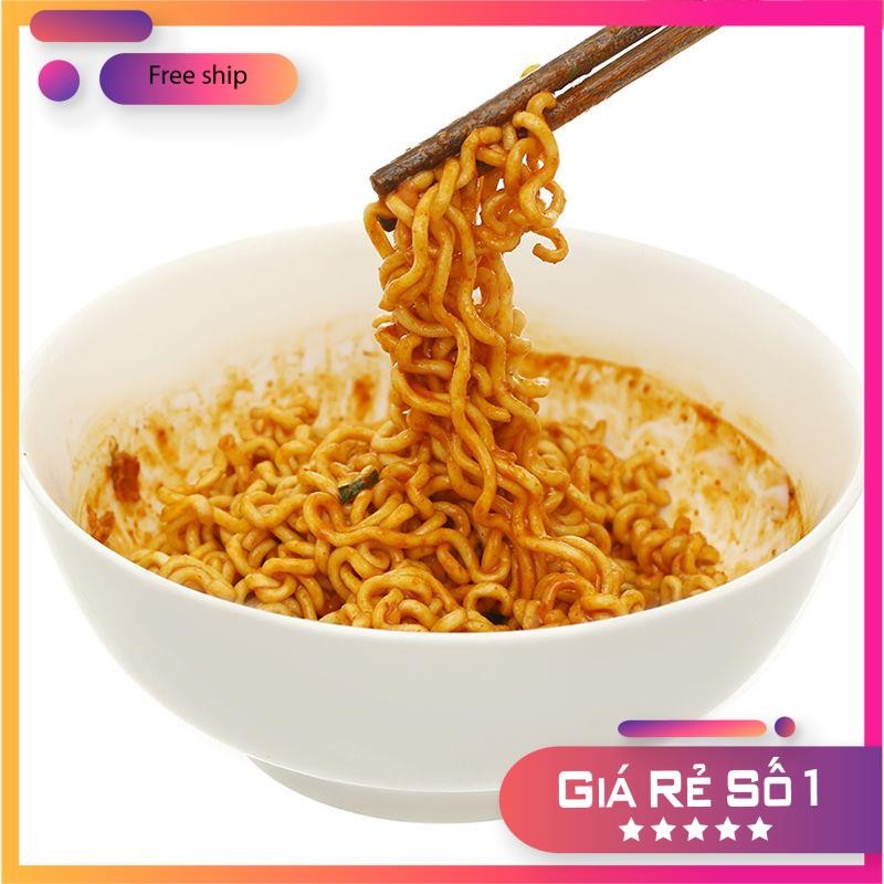 Lốc 5 Gói Mì Xào Cay Koreno Rabokki (102G x 5 Gói) - Mì Ăn Liền Sợi Dai & Nước Sốt Đậm Đà