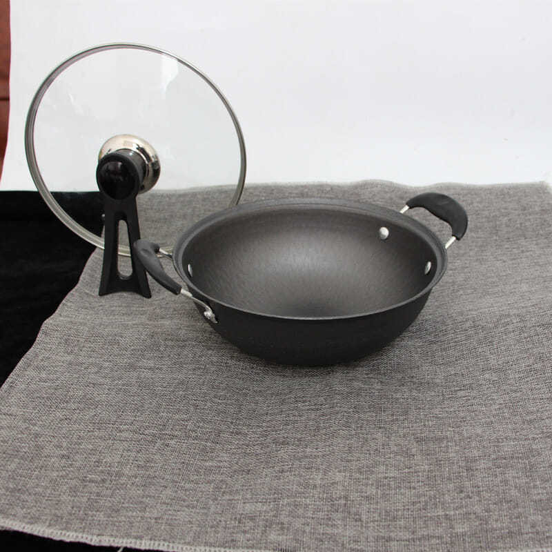 Nồi súp gang đúc đôi tai kiểu cũ, gang thô dày, đúc áp lực, không tráng, nồi hầm nhỏ truyền thống, c