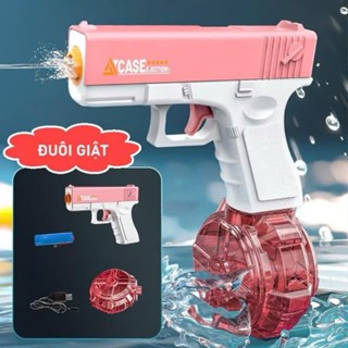 Súng Nước Có 2 Phiên Bản Cơ Và Pin Sạc Tự Động – Bắn Mạnh, Dung Tích Lớn, Quà Hè Cho Bé