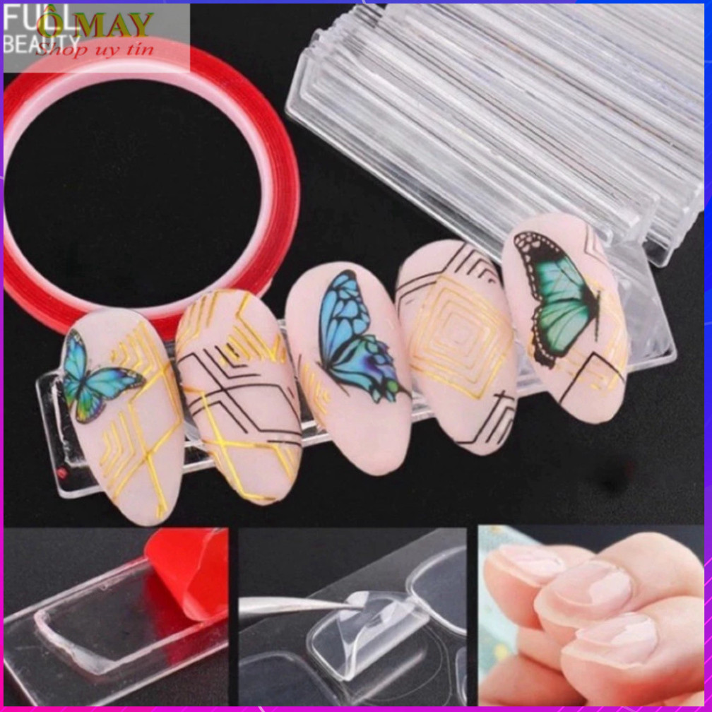 Băng keo đỏ tạo Fan mi,Nailbox, Băng dính tạo Fan Mi shop hnnail Shop omayvn omay Shop sỉ HNnail