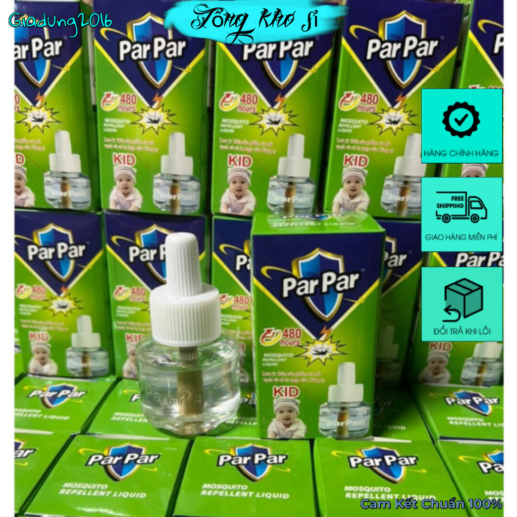 Combo 10 Lọ Tinh dầu đuổi muỗi ParPar sịn (Tuyển Sỉ)