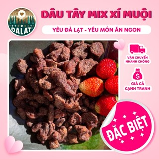  DÂU TÂY SẤY DẺO MIX XÍ MUỘI CHUA CHUA MẶN MẶN CAY CAY NGỌT NGỌT THƠM TỰ NHIÊN MỀM VÀ DẺO - YÊU ĐÀ LẠT 