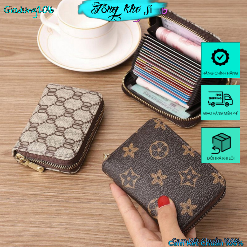 Ví nữ bóp nữ ngắn nhỏ xinh cầm tay mini 🌏FREE SHIP🌎 rất nhiều ngăn tiện lợi (Tuyển Sỉ)