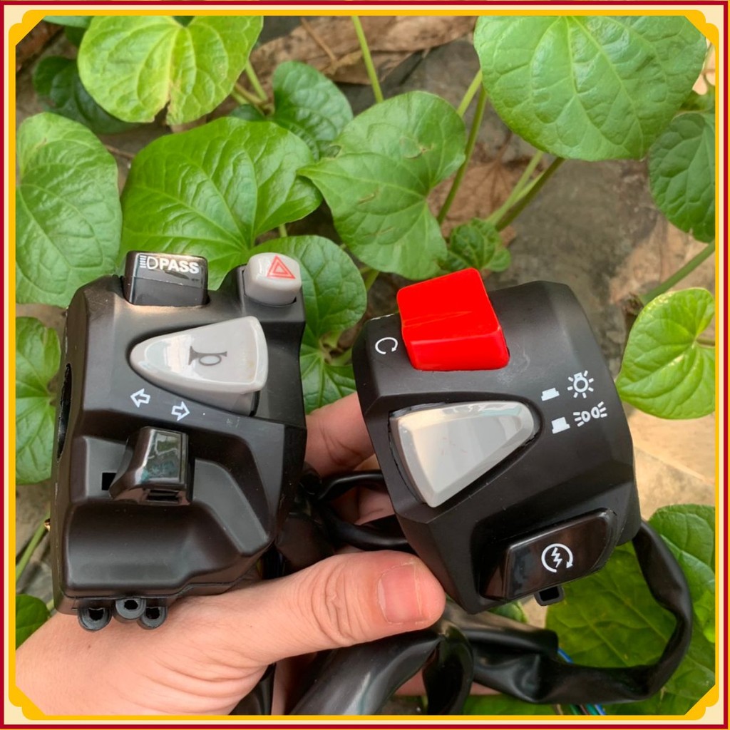 Cùm Công Tắc Trái Phải CB650/CB1100 Full Chức Năng – Lắp Được Vario, Raider, Sirius,Exciter 2019