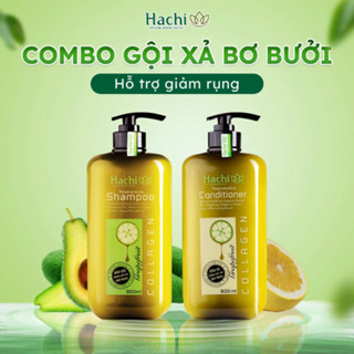 Dầu Gội, Xả thiên nhiên chiết xuất bơ bưởi dành cho tóc gãy rụng Hachi Regenerating