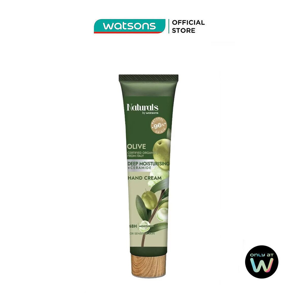 Kem Dưỡng Tay Naturals By Watsons Deep Moisturishing Dưỡng Ẩm Sâu Chiết Xuất Olive 30ml
