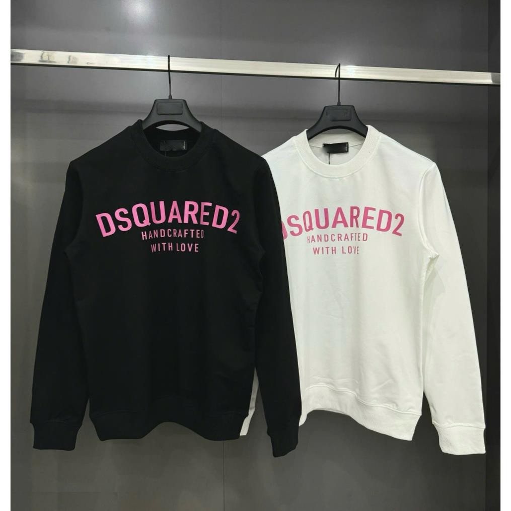 [ Rẻ vô địch] Aó Sweater DSQ CHỮ HỒNG,chất nỉ ctong dầy dặnUT