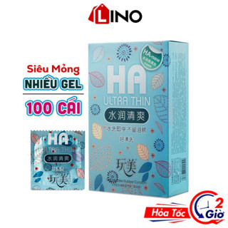 BAO CAO SU HA ULTRA THIN – Bao Cao Su Siêu Mỏng, Siêu Mượt, Dễ Vệ Sinh.