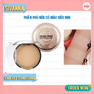 [SIVANNA] Phấn Phủ Nén Kiềm Dầu Siêu Mịn 24H Sivanna Colors 20g HF689 (Thái Lan)