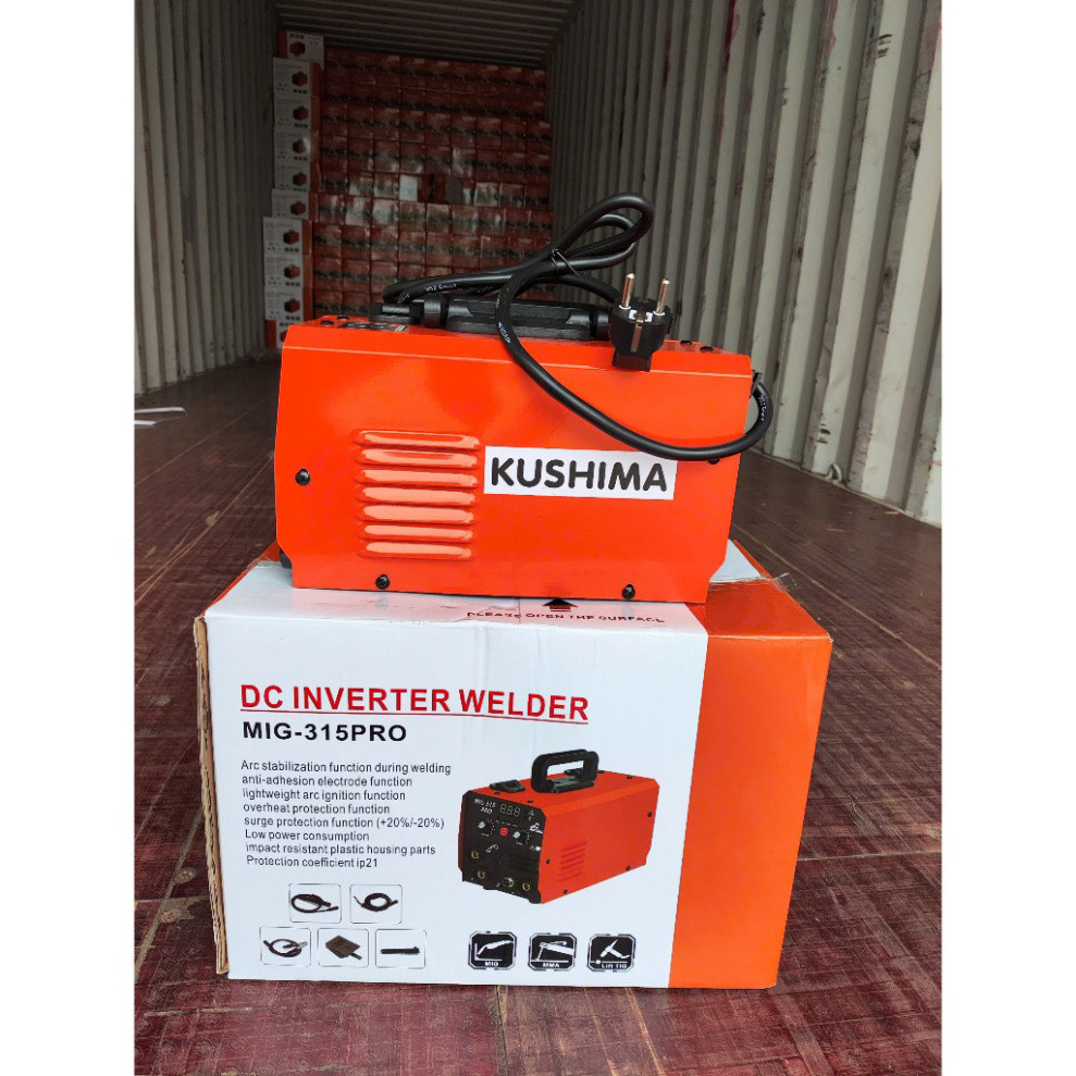 Máy hàn MIG 315PRO thương hiệu Kushima, model 2025 - sản phẩm chất lượng cao cho công việc hàn chuyê