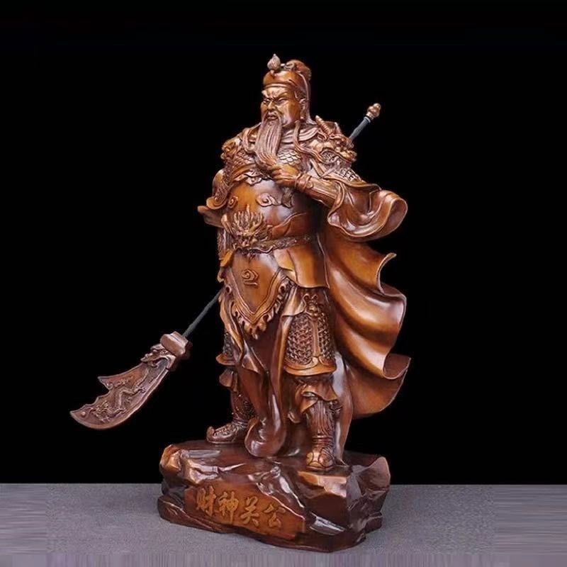 Tượng Guan Gong thu hút vận may để sử dụng tại nhà, Thần tài Guan Er Ye, Thần tài Guan Yu, Thờ cúng 