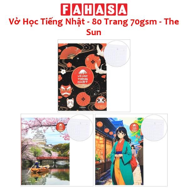 Vở Học Tiếng Nhật - 80 Trang 70gsm - The Sun