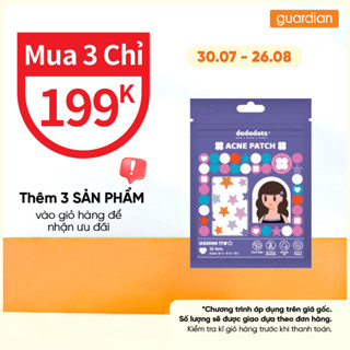 Miếng Dán Mụn Nhiều Màu Sắc Dododots Acne Patch Ughh Hình Ngôi Sao 32 Cái