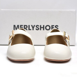 Giày Búp Bê Mary Jane Quai Ngang Merly 1629 Big Size 35–43, Đế Bệt Êm, Mũi Vuông Chuẩn Form, Giày Nữ Công Sở