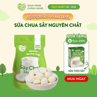 Sữa chua sấy vị nguyên chất Mămmy, viên tròn chống hóc, cho bé từ 6 tháng tuổi - 20 gram