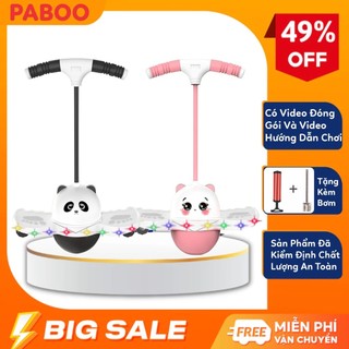(TTLK) Bóng nhẩy tăng chiều cao có đèn PABOO giúp bé vận chăm vận động tăng chiều cao .tăng sức khoẻ và kèm theo bơm