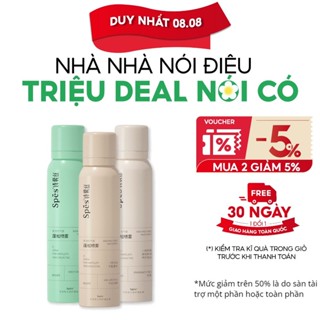 Dầu gội khô SPES dạng xịt 3 tầng hương dưỡng tóc tạo phồng cấp tốc hút dầu không bết dính giữ nếp 8h