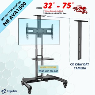   Hàng Chính Hãng  Giá Treo Tivi Di Động NB AVA1500 32 - 75 Inch Giá Treo Tivi Có Bánh Xe Di Chuyển 