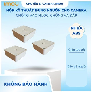 Hộp kỹ thuật camera bảo vệ các jack đấu nối không bị hư hỏng, tránh va đập, chất liệu nhựa abs, bền, khó bị va đập