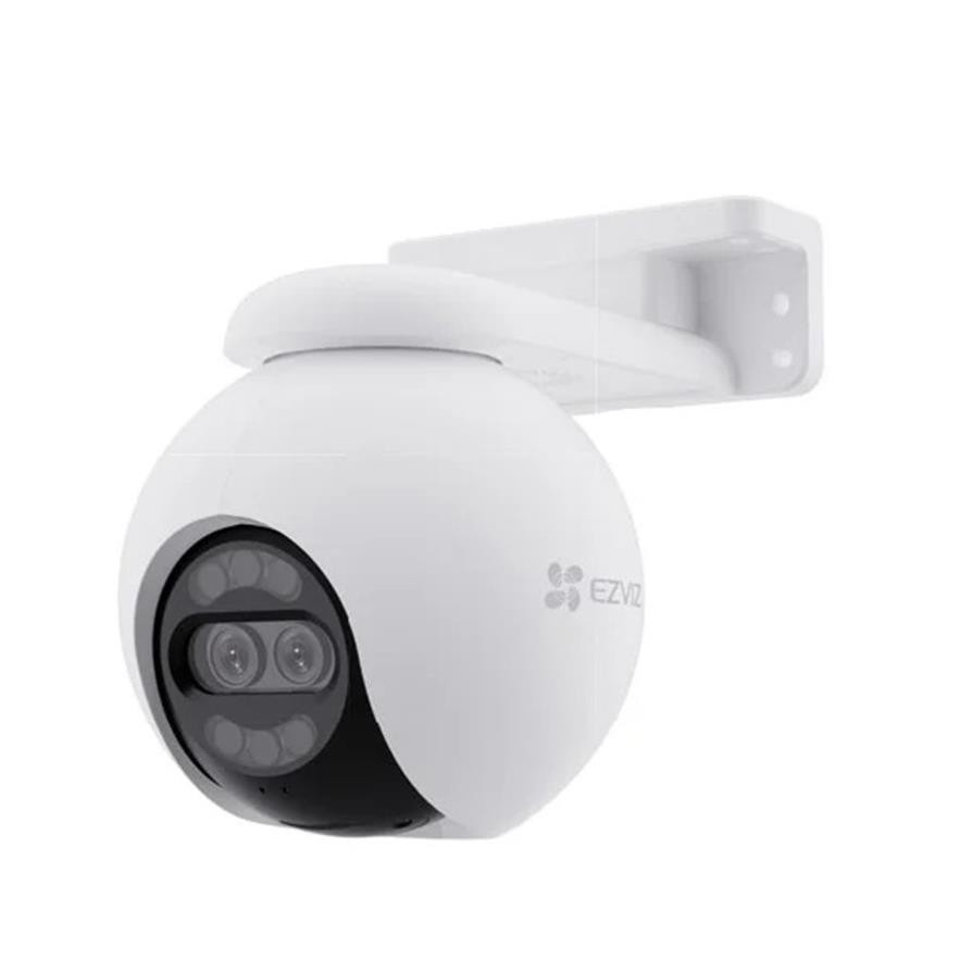 Camera WiFi EZVIZ H80X DUAL 4K 8MP Phòng thủ chủ động với còi báo động, đèn chớp, ống kính kép