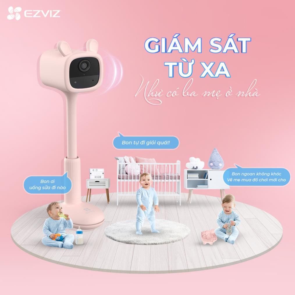 Camera BABY Pin Sạc& Wi-fi EZVIZ BM1 chuyển động trông em bé, phát hiện tiếng khóc