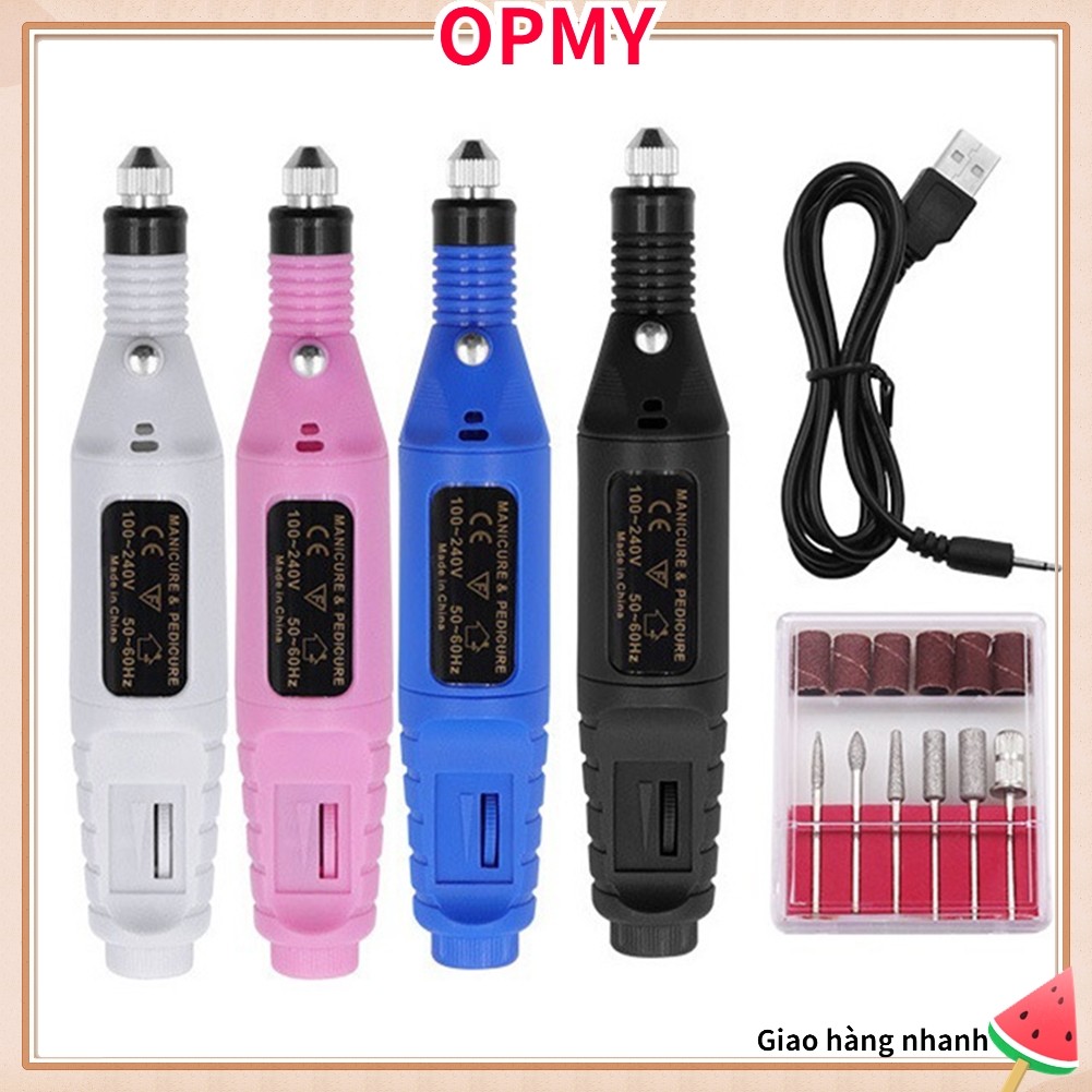 【24hours ship】Mini Electric Grinder Drill Manicure Grinding Rotary Tool Kit Set Polishing Tool
