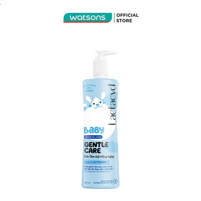 [Mã FMCGWA101 giảm 8% đơn 250K] Sữa Tắm Gội Trẻ Em Lactacyd Baby Gentle Care 500ml