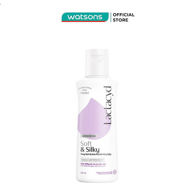 Dung Dịch vệ sinh phụ nữ Lactacyd Soft And Silky 150ml