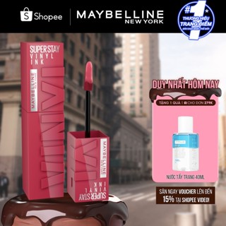 Son Bóng Bền Màu Nhẹ Môi Superstay Vinyl Ink Maybelline New York 4.2ml