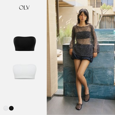 Áo quây OLV trơn ôm sát Brody chất thun co giãn tiện dụng dễ phối đồ
