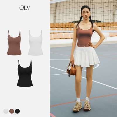 Áo OLV hai dây ôm sát basic tôn dáng trẻ trung Kaori nhiều màu phù hợp đi chơi đi dạo phố