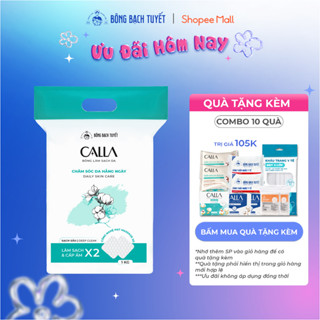 Bông tẩy trang làm sạch da Bông Bạch Tuyết Calla Sạch sâu 1Kg