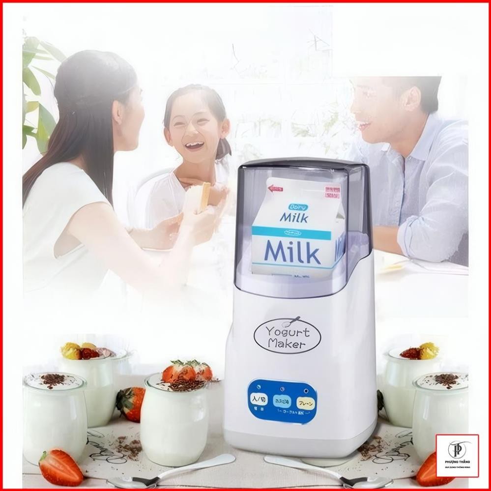 Máy làm sữa chua Yogurt Nhật Bản 3 nút tự động cao cấp