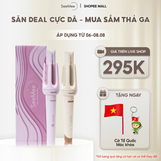 [GIÁ 300K TẠI LIVE SHOP] Máy uốn tóc tự động SeeMee chất liệu gốm sứ đường kính uốn 32mm phiên bản 2025