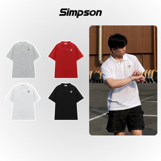 Áo Polo Nam Nữ Couple Oversize Local Brand Simpson Polo Unisex Nam Nữ Oversize - PS14