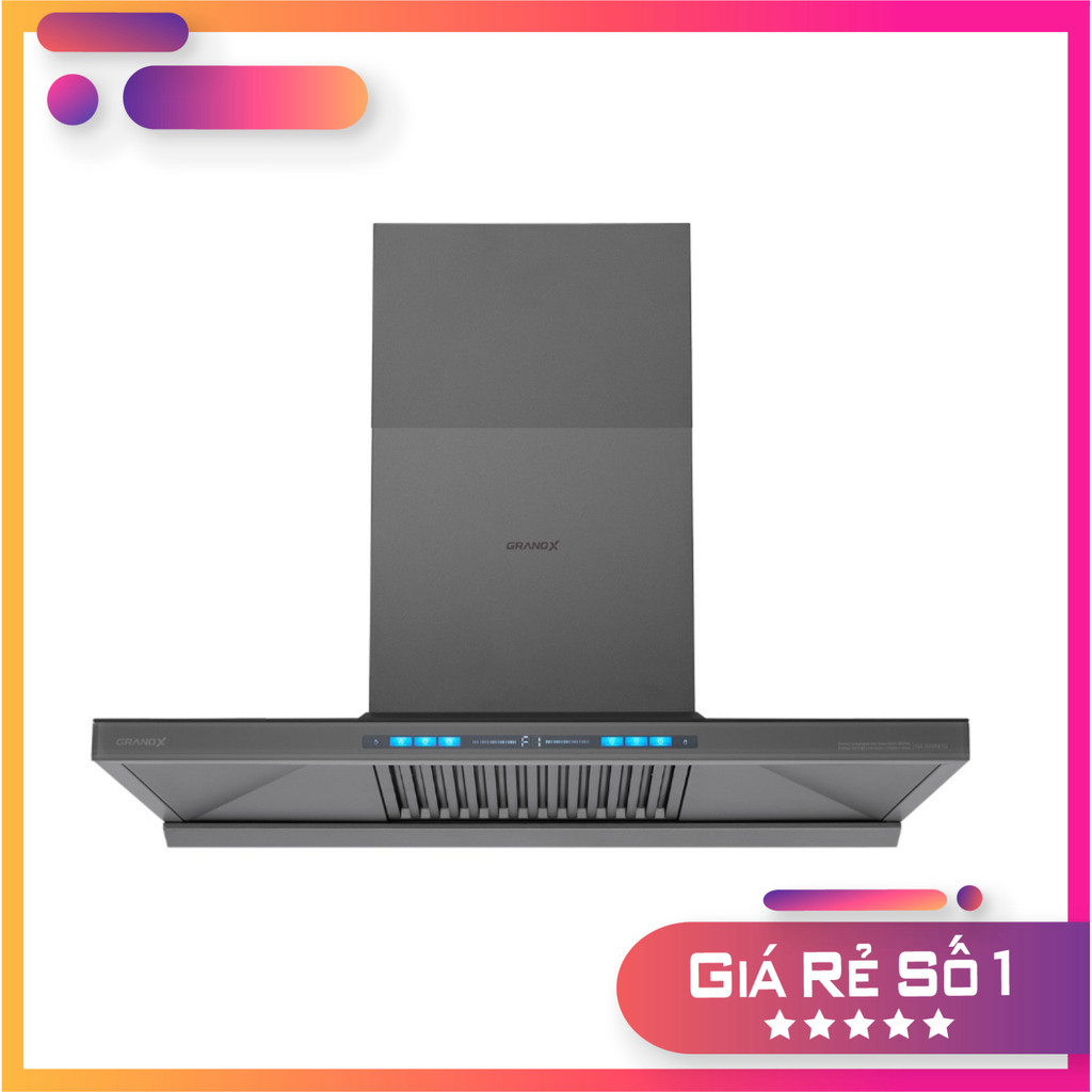 Máy hút mùi áp tường GrandX GX H70T81G Premium 70cm, động cơ BLDC, công suất ±980m³/h​ - PEB