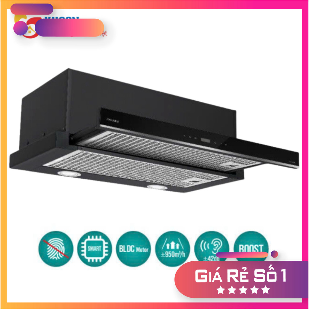 Máy hút mùi âm tủ GrandX GX H60F58B