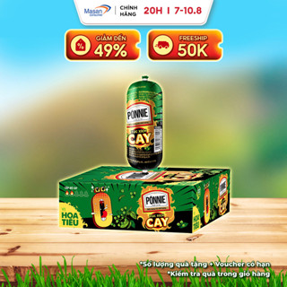 (Chọn Vị) Xúc xích tiệt trùng Ponnie cay 1 hộp x 24cây x 34gr