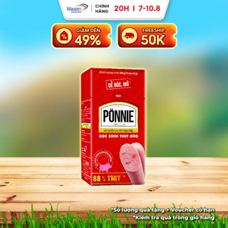 Xúc Xích Tiệt Trùng Ponnie Thịt Heo Hộp 12 Cây x 45g