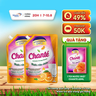 [LS][Chọn loại] Combo 2 Nước rửa chén Chanté túi x 3.2kg